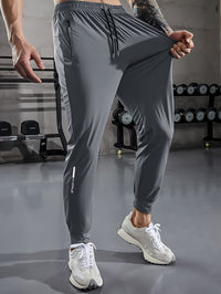 Plain Men’s Sports Pants with Pockets - Niels-Black Style 1-2XS-State of Style
