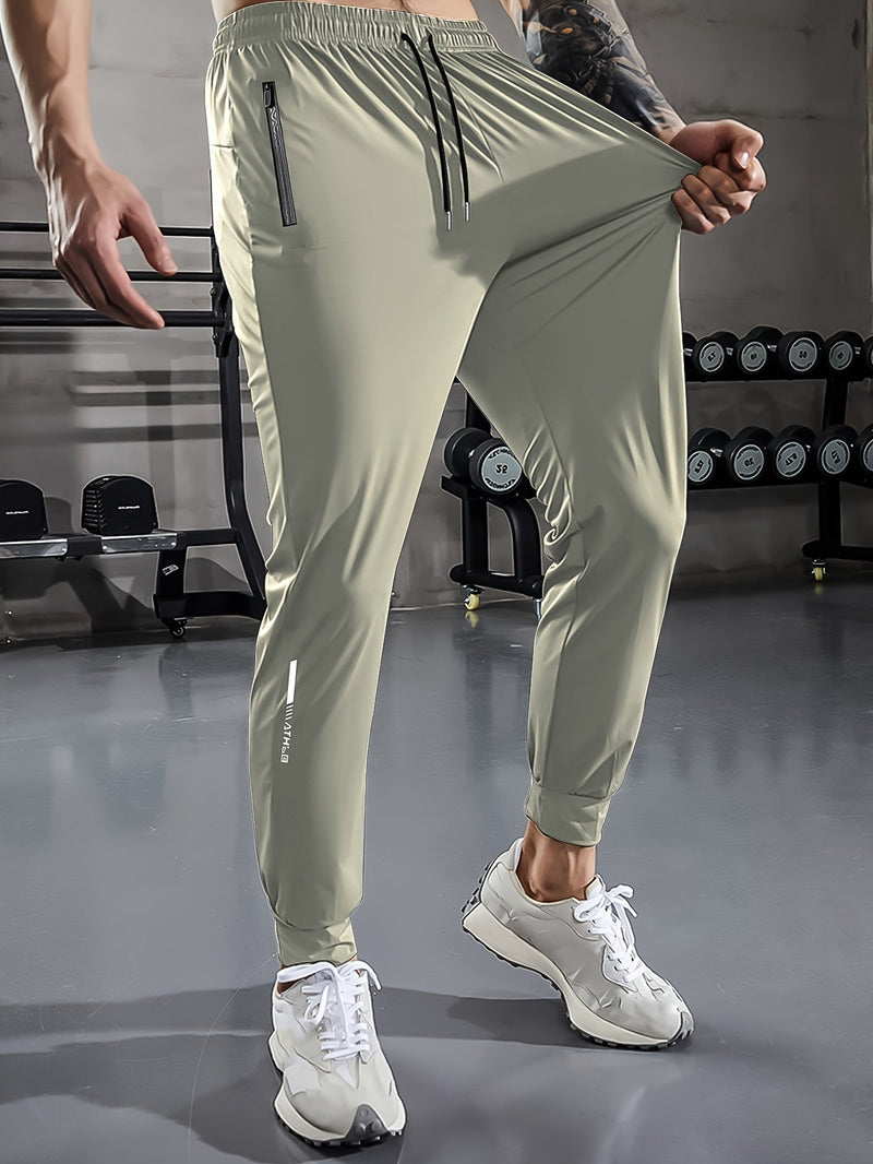 Plain Men’s Sports Pants with Pockets - Niels-Black Style 1-2XS-State of Style