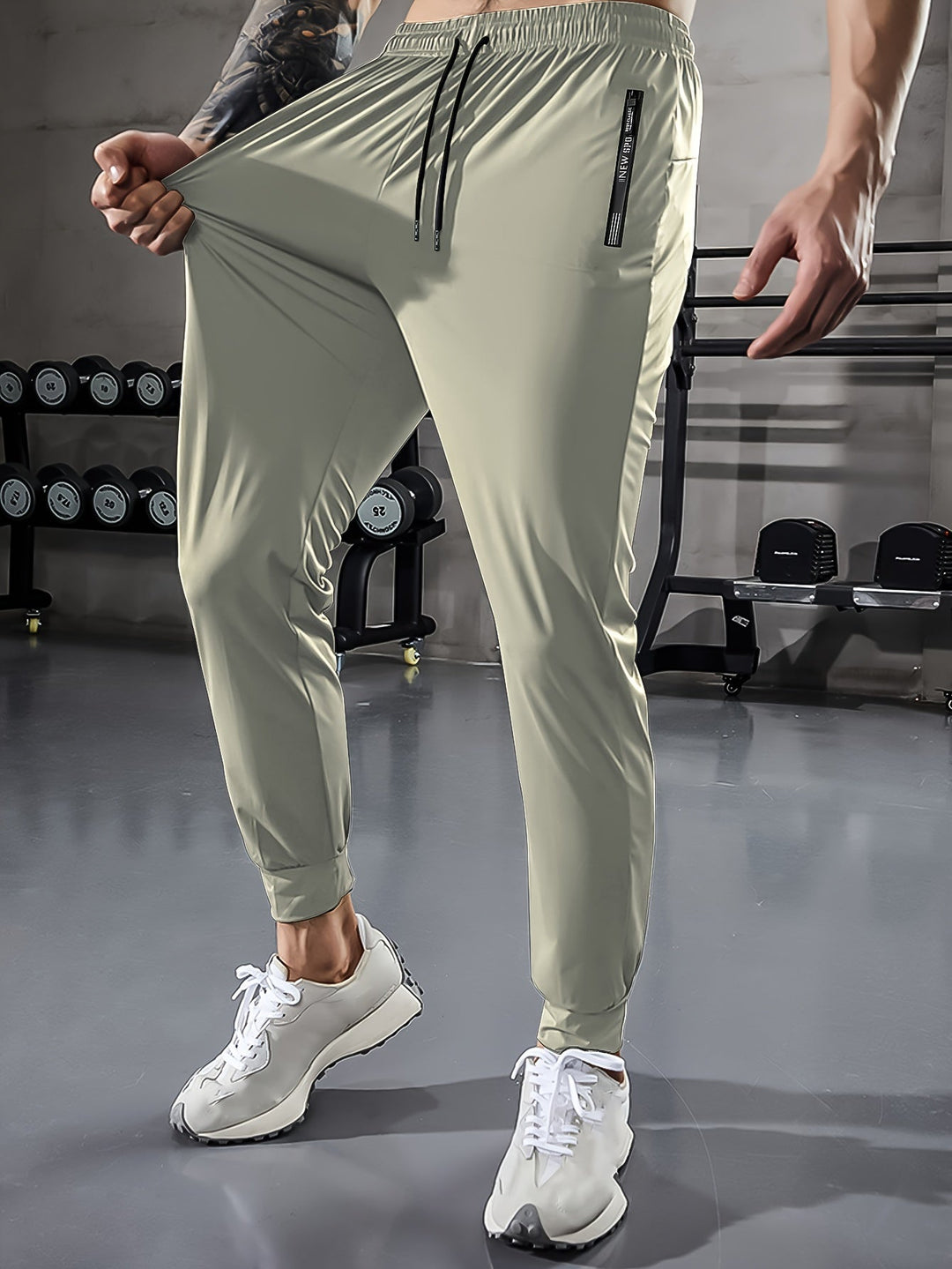 Plain Men’s Sports Pants with Pockets - Niels-Black Style 1-2XS-State of Style