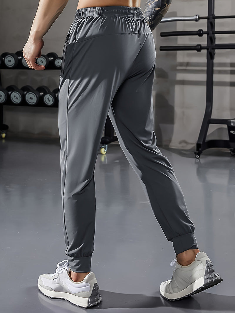 Plain Men’s Sports Pants with Pockets - Niels-Black Style 1-2XS-State of Style