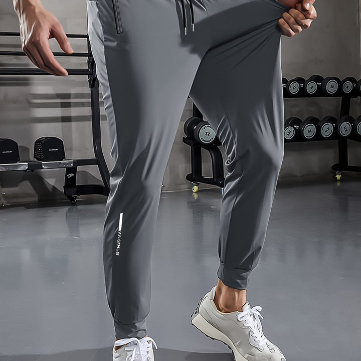 Plain Men’s Sports Pants with Pockets - Niels-Grey Style 2-2XS-State of Style
