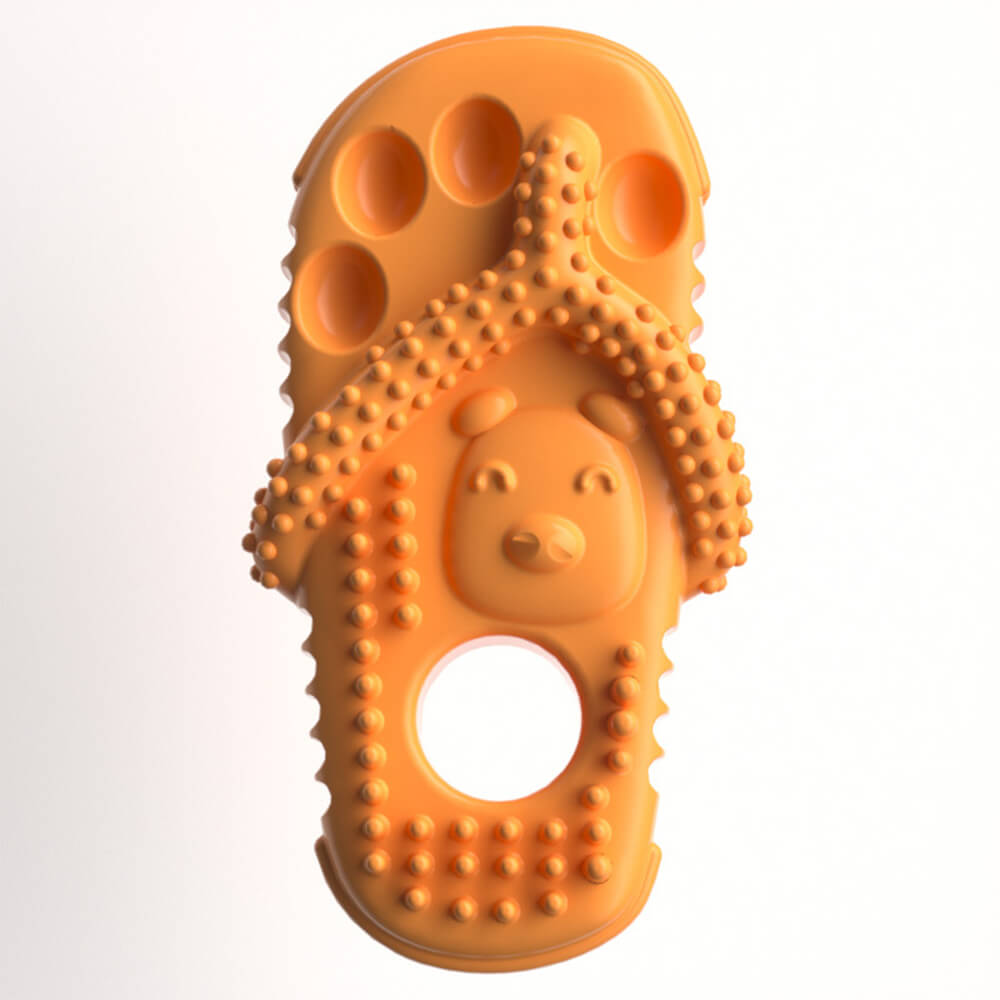 Playful Chew Slippers for Dogs - SnoopSlippers-Orange-State of Style