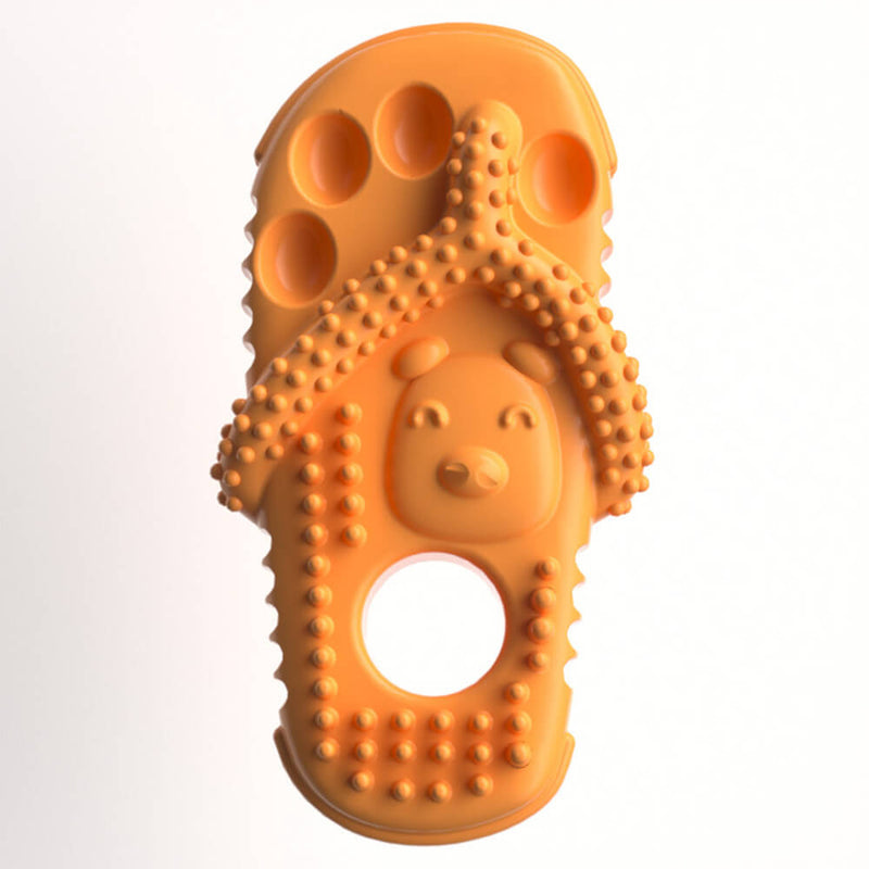 Playful Chew Slippers for Dogs - SnoopSlippers-Orange-State of Style