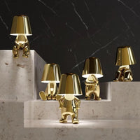 Playful Dimmable Table Lamp - LumoPals-Gold-Complete Set-State of Style