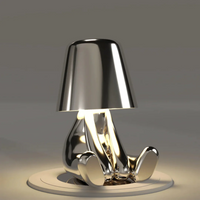 Playful Dimmable Table Lamp - LumoPals-Silver-Dreaming-State of Style