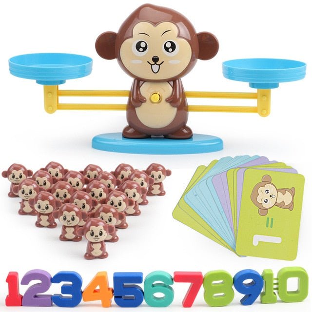 Playful Math Skills with the Monkey Scale - MonkeyMath-State of Style