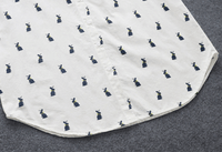 Playful shirt dress with rabbit print and lapel collar – Elina-S-State of Style