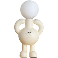 Playful Table Lamp with Glass Sphere - Glombra-White-State of Style
