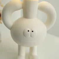 Playful Table Lamp with Glass Sphere - Glombra-White-State of Style