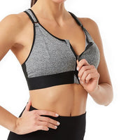 Plus Size Yoga Vest with Front Zip Closure-Purple-S-State of Style