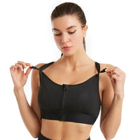 Plus Size Yoga Vest with Front Zip Closure-Purple-S-State of Style