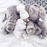 Plush Elephant Cuddle Pillow - Cuddlephant-40cm-Gray-State of Style
