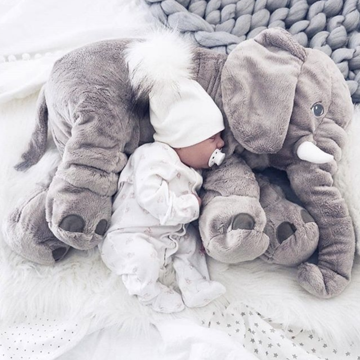 Plush Elephant Cuddle Pillow - Cuddlephant-40cm-Gray-State of Style