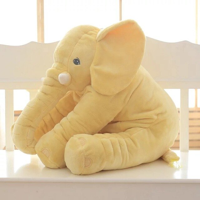 Plush Elephant Cuddle Pillow - Cuddlephant-40cm-Yellow-State of Style