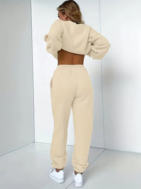 Plush-Lined Women's Jogging Set – Isadora-Grey-S-State of Style