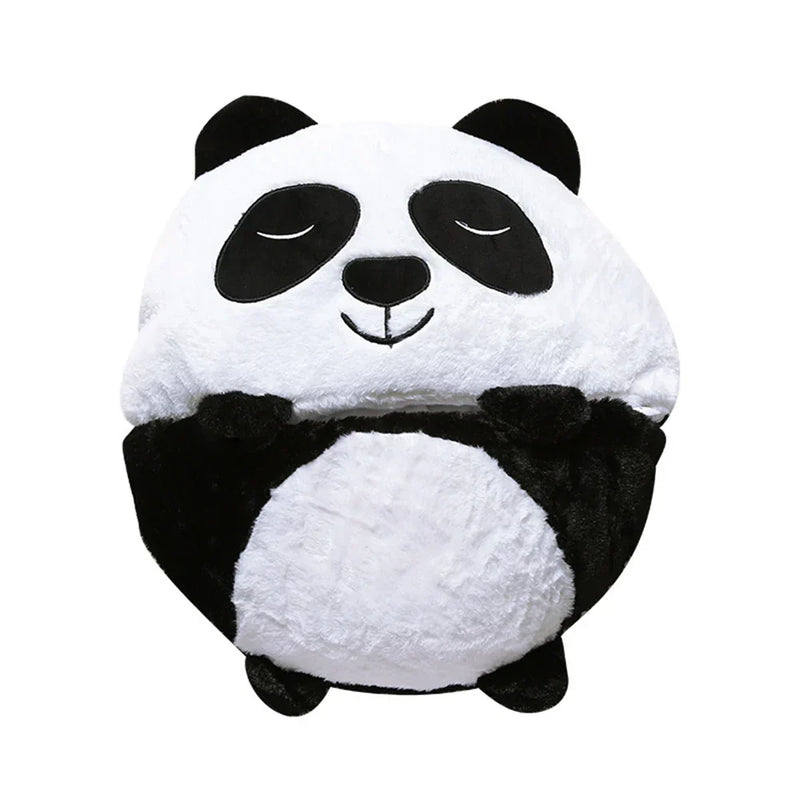 Plush Playmate and Sleeping Bag in one - SnoozeBuddy-Panda-Small (135×50cm)-State of Style