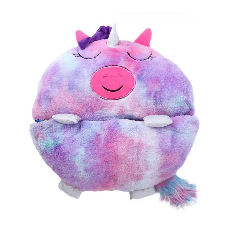 Plush Playmate and Sleeping Bag in One - SnoozeBuddy-Purple Unicorn-Small(135×50cm)-State of Style