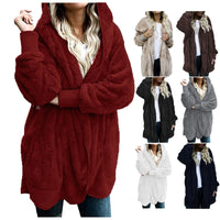 Plush Velvet Plus Size Winter Coat – Luxurious & Warm-Black-XL-State of Style