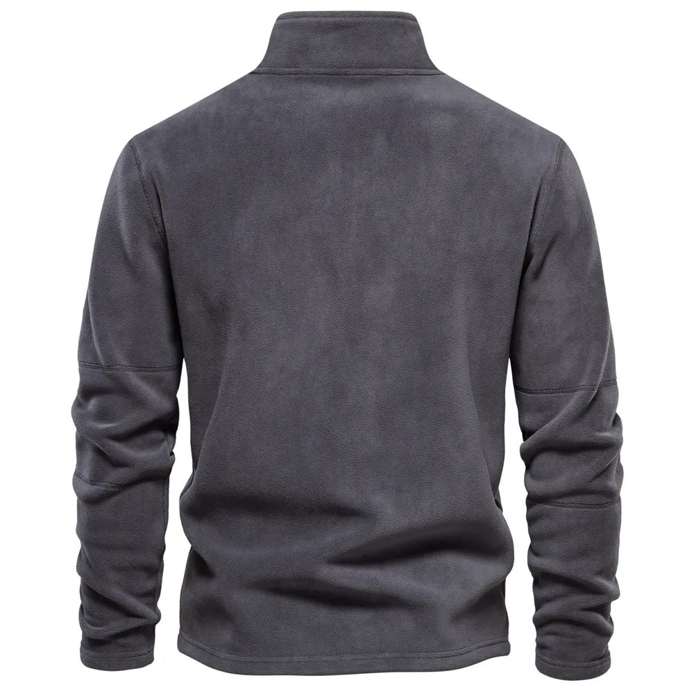 Polar Fleece Sweater - Lars-Beige-S-State of Style