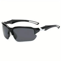 Polarised Sports Sunglasses - AdventureVision-Black - White-State of Style