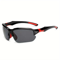 Polarised Sports Sunglasses - AdventureVision-Black - White-State of Style