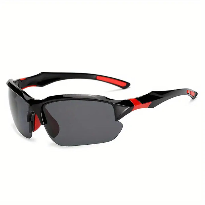 Polarised Sports Sunglasses - AdventureVision-Black - White-State of Style
