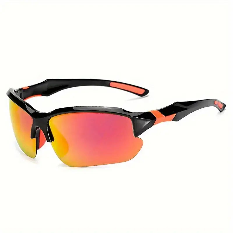Polarised Sports Sunglasses - AdventureVision-Black - White-State of Style