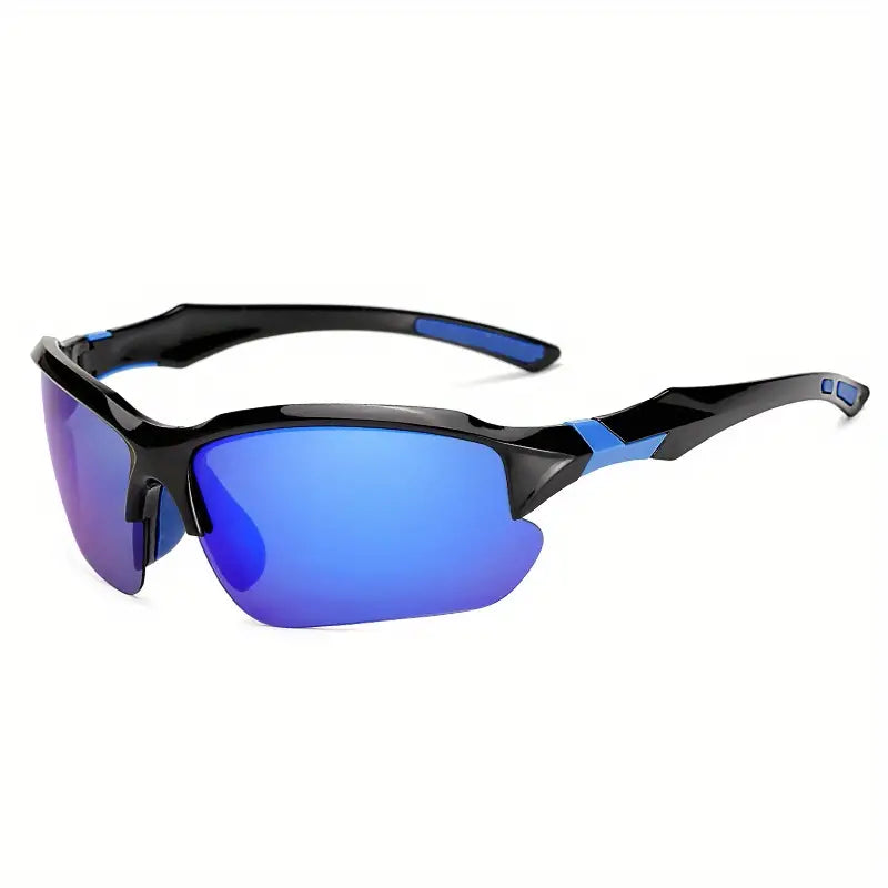 Polarised Sports Sunglasses - AdventureVision-Black - White-State of Style