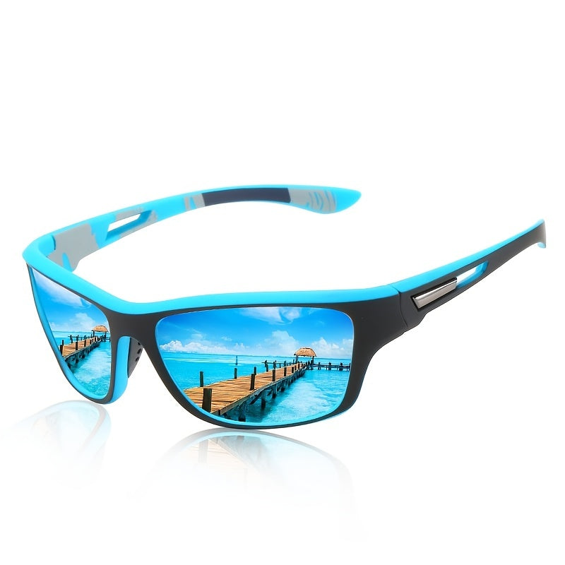 Polarised Sports Sunglasses for Men - VisionX Pro-Black-State of Style