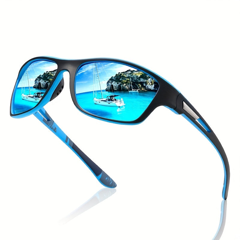 Polarised Sports Sunglasses for Men - VisionX Pro-Black-State of Style