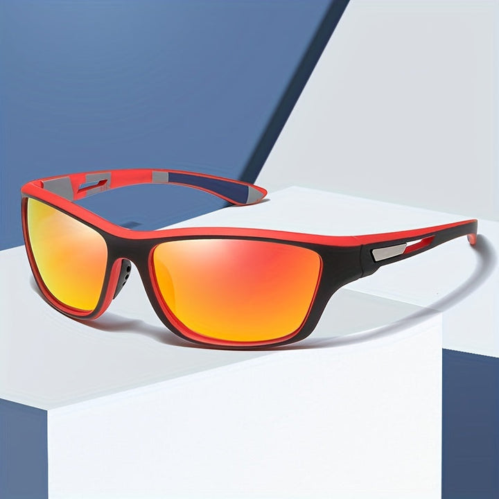 Polarised Sports Sunglasses for Men - VisionX Pro-Black-State of Style