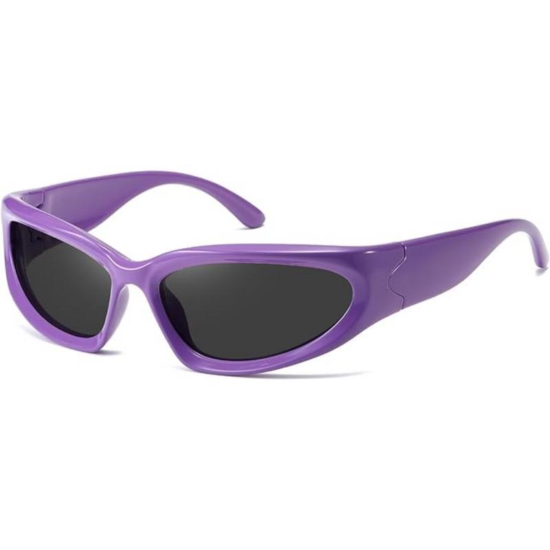 Polarised Sports Sunglasses - SwiftWrap-Purple-State of Style