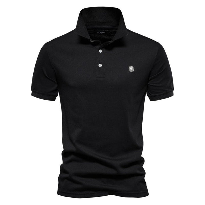 Polo Shirt - Logan-Black-S-State of Style