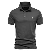 Polo Shirt - Logan-Dark Grey-S-State of Style