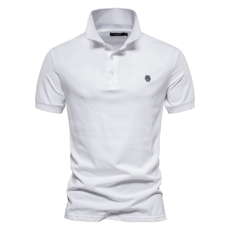 Polo Shirt - Logan-White-S-State of Style