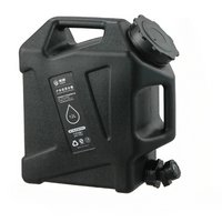 Portable 12L Water Container - AquaTrek-Black-State of Style