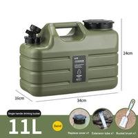 Portable 12L Water Container - AquaTrek-Khaki-State of Style