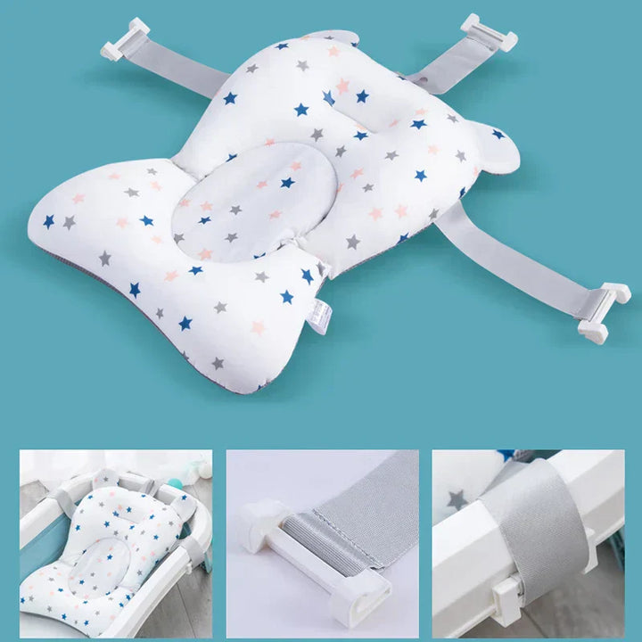Portable Anti-Slip Baby Bath Mat - SplashEase-White-State of Style