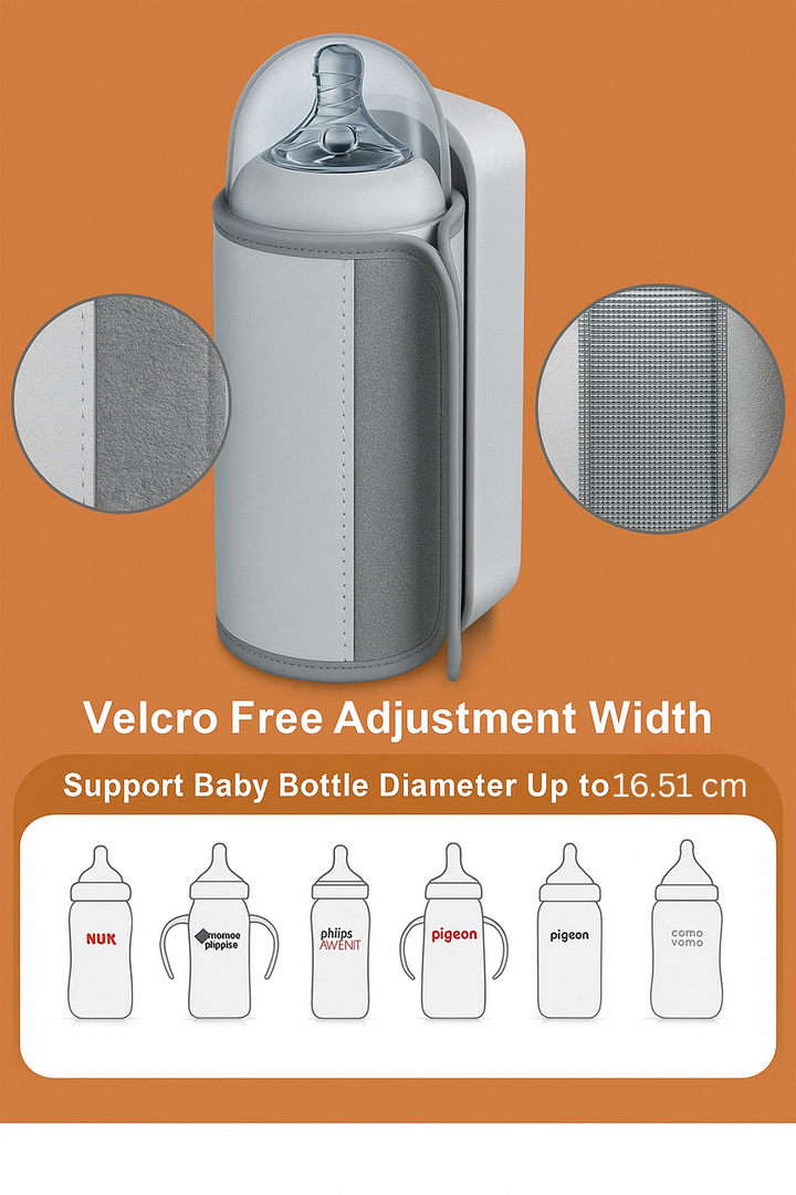 Portable Baby Bottle Warmer with Temperature Control - WarmEase-State of Style
