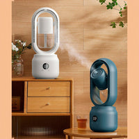 Portable Bladeless Fan with Humidifier – CoolMist-Blue-State of Style