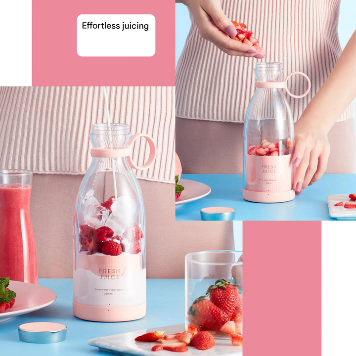 Portable Blender for On-the-Go - SmoothEase-Pink-State of Style