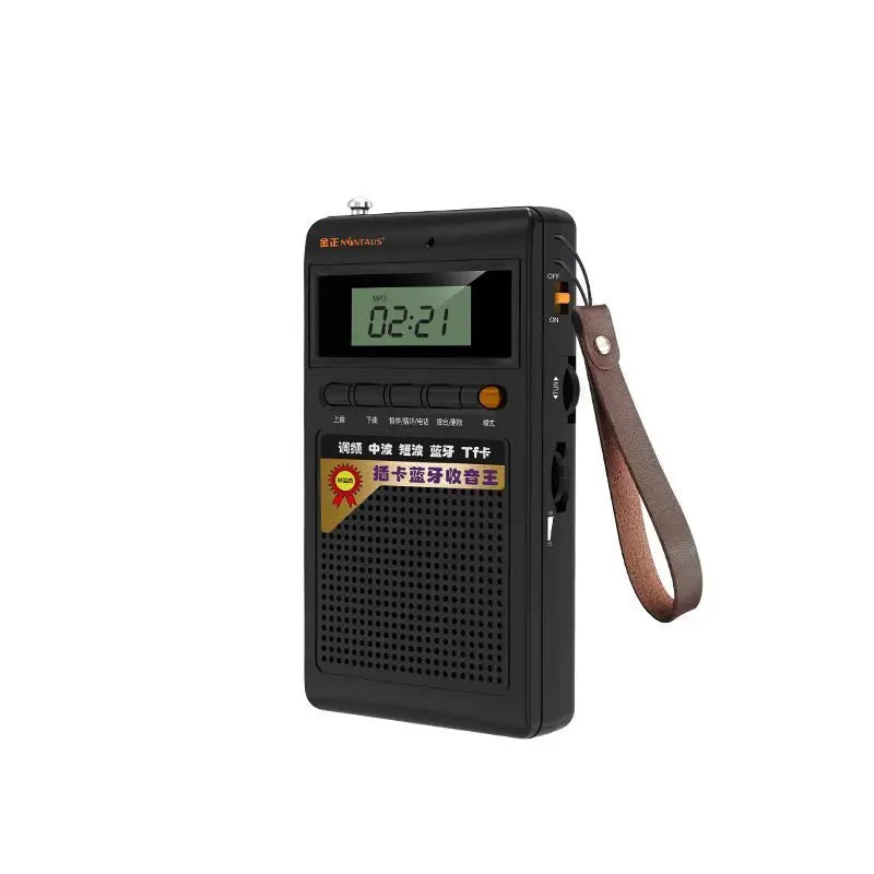 Portable Bluetooth Radio and MP3 Player - SoundPocket Mini-Black-State of Style