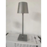 Portable Dimmable LED Table Lamp - LumiAura-Silver-State of Style