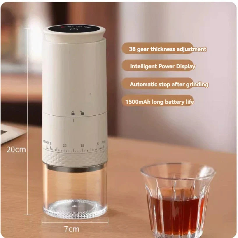 Portable Electric Coffee Grinder - BeanBuddy-Black-State of Style