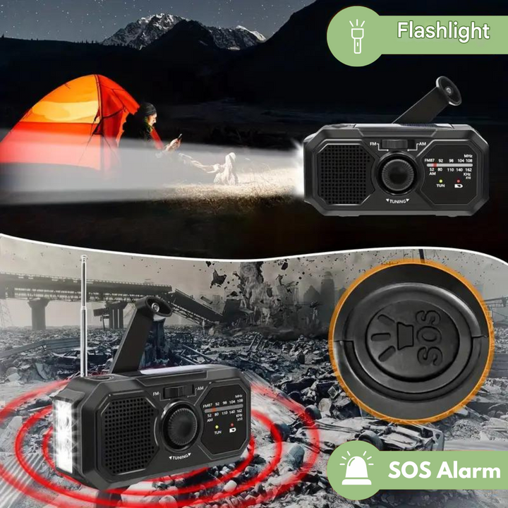 Portable Emergency Radio - SurvivalWave-State of Style