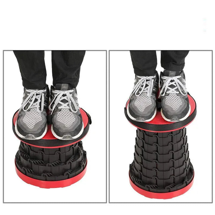 Portable Foldable Stool - CompactGo-Red-State of Style