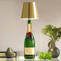Portable LED Bottle Lamp - GlowBottle-Black-3 Colours-State of Style