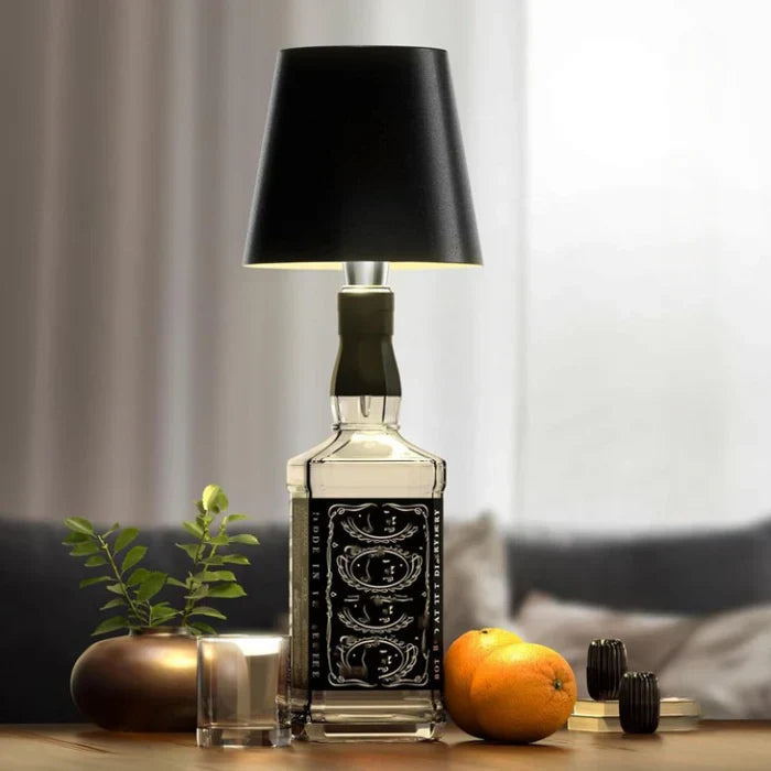 Portable LED Bottle Lamp - GlowBottle-Black-3 Colours-State of Style