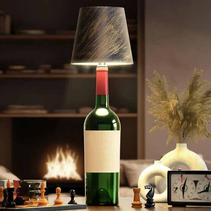 Portable LED Bottle Lamp - GlowBottle-Black-3 Colours-State of Style