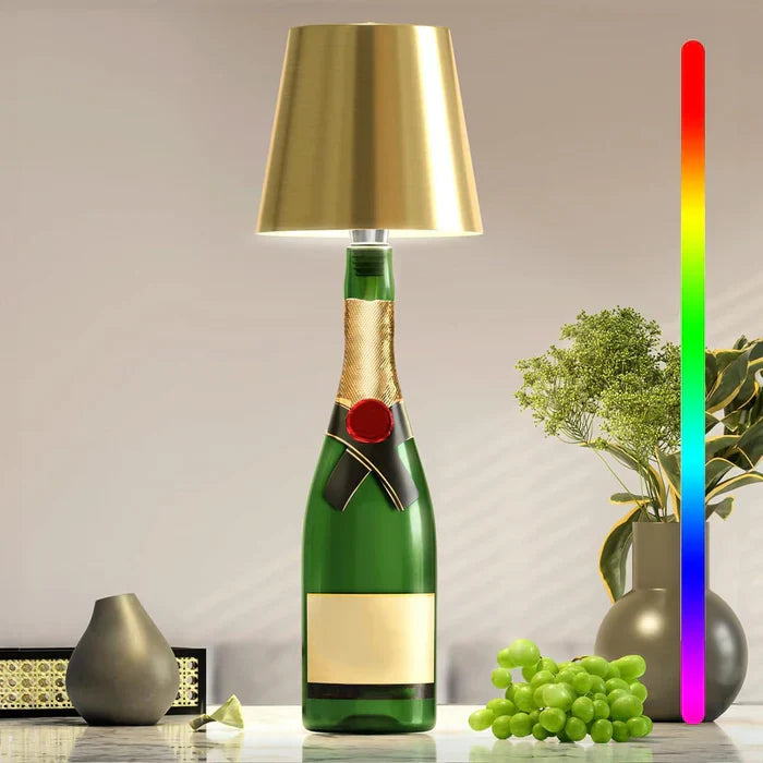 Portable LED Bottle Lamp - GlowBottle-Gold-3 Colours-State of Style